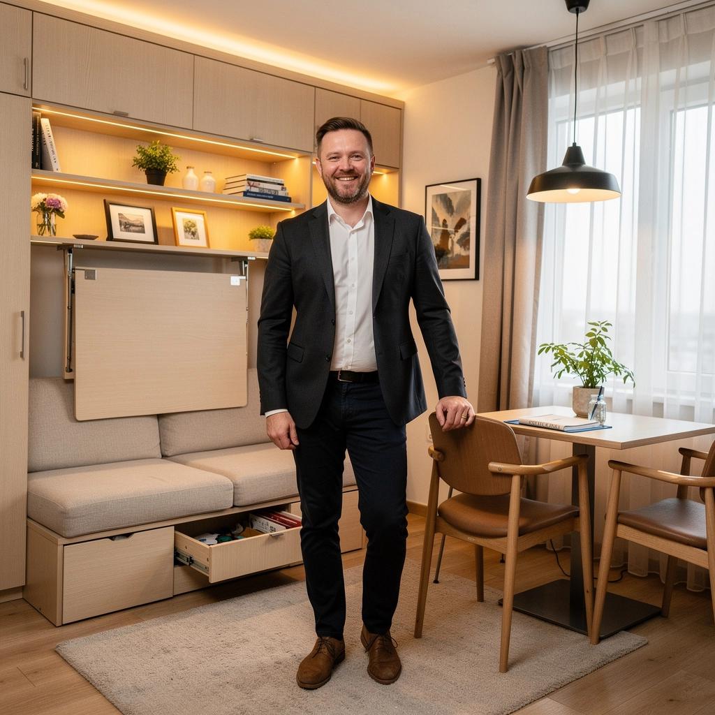 Kreatywne pomysły na oświetlenie w przedpokoju, które optycznie powiększa przestrzeń.